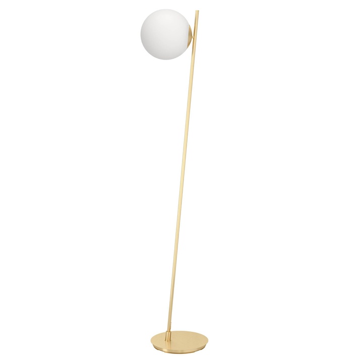 Stojacia lampa RONDO mosadz/sklo 1