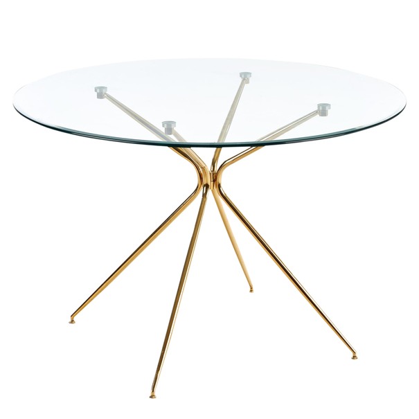 Jedálenský stôl RONDO zlatá 1