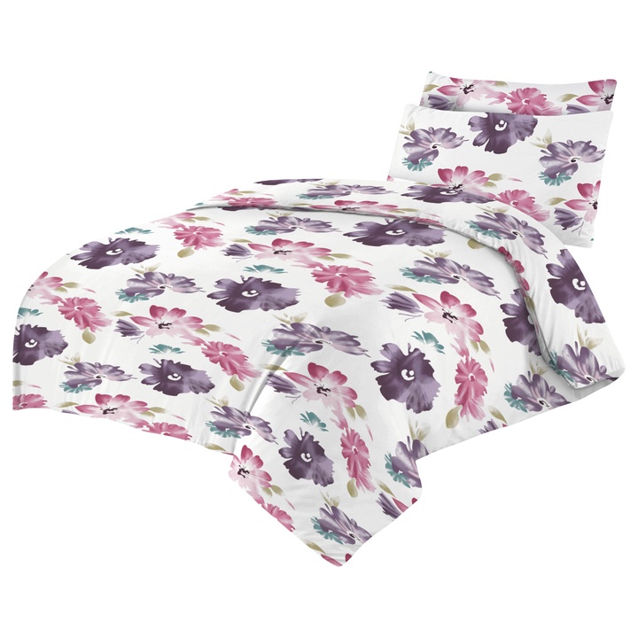 Posteľná bielizeň ROSE ružová, 70x90 a 140x200 cm 1