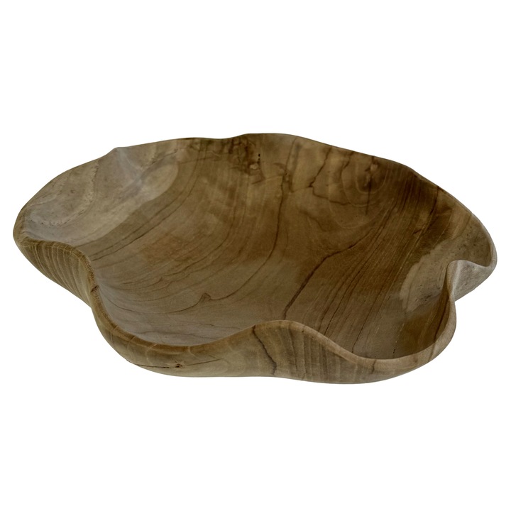 Dekoračná misa ROSE teak, priemer 30 cm 1