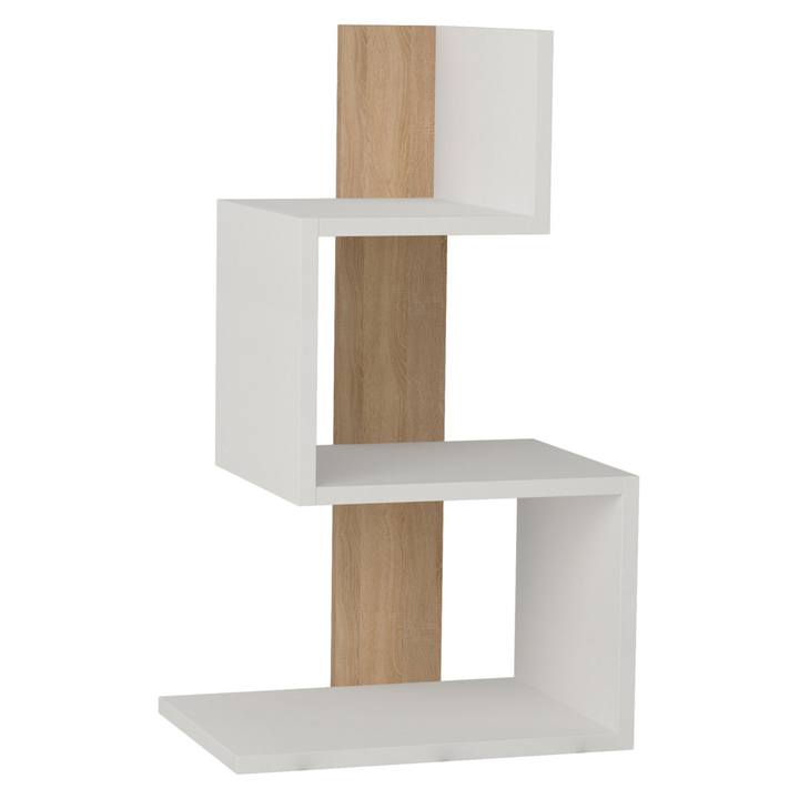 Prístavný stolík ROSIE biela/dub 1