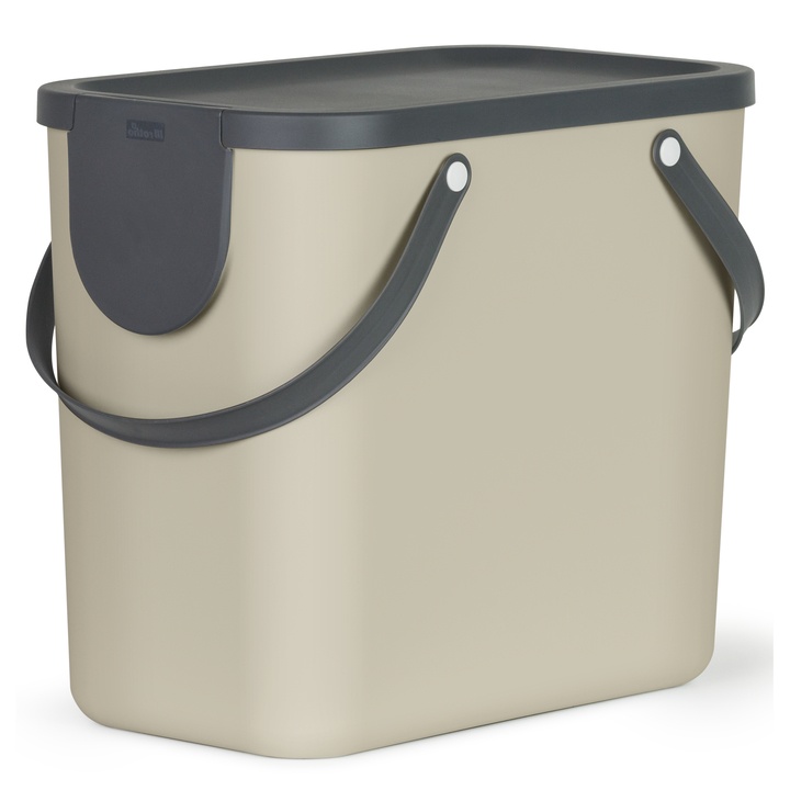 Kôš na triedený odpad ROTHO ALBULA 2 cappuccino/antracitová, 25 L 1