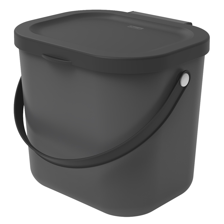 Kôš na triedený odpad ROTHO ALBULA 3 antracitová, 6 L 1