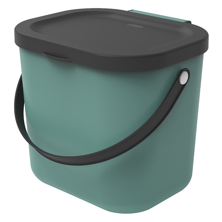 Kôš na triedený odpad ROTHO ALBULA 3 zelená/antracitová, 6 L 1