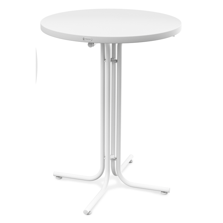 Barový stôl ROUND biela 1