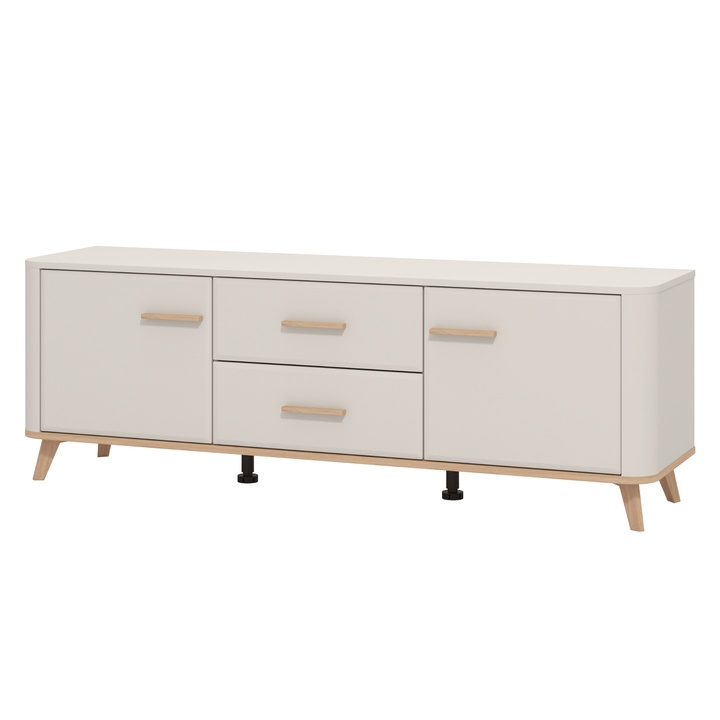 TV komoda ROWEN kašmírová/dub artisan, šírka 154 cm 1