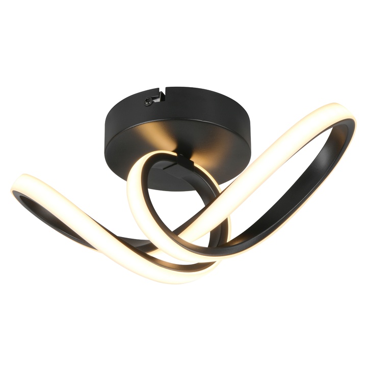 Stropné LED svietidlo RUSA čierna 1