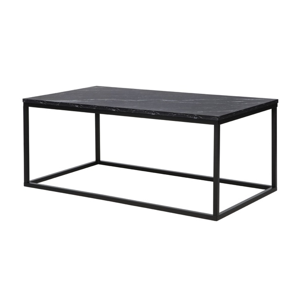 Konferenčný stolík RUSSA čierny mramor 1
