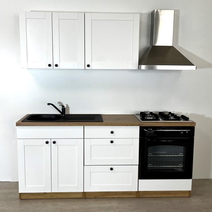 Kuchynský blok RUSTIK II 190 dub artisan/biela 1