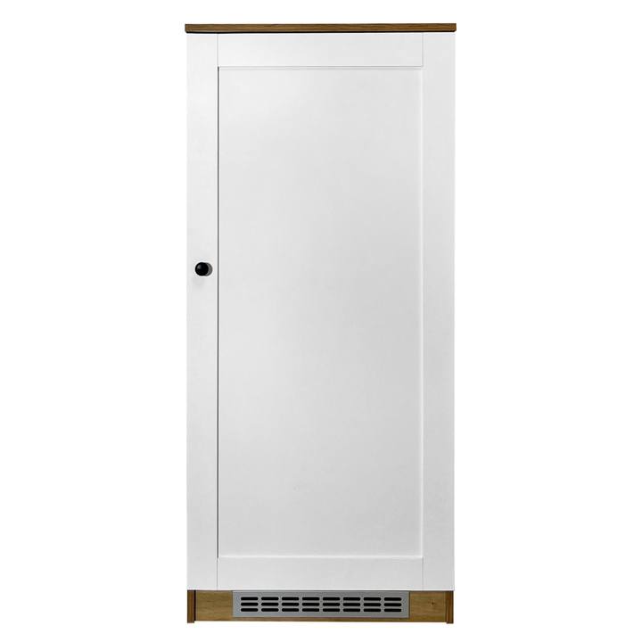 Vysoká skriňa RUSTIK II 21 biela/dub artisan 1