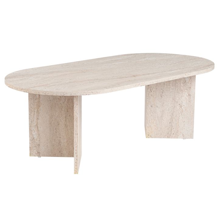 Konferenčný stolík SABLE travertín 1