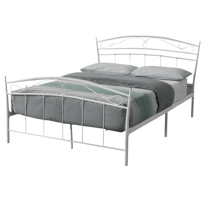 Posteľ SAINO biela, 140x200 cm 1