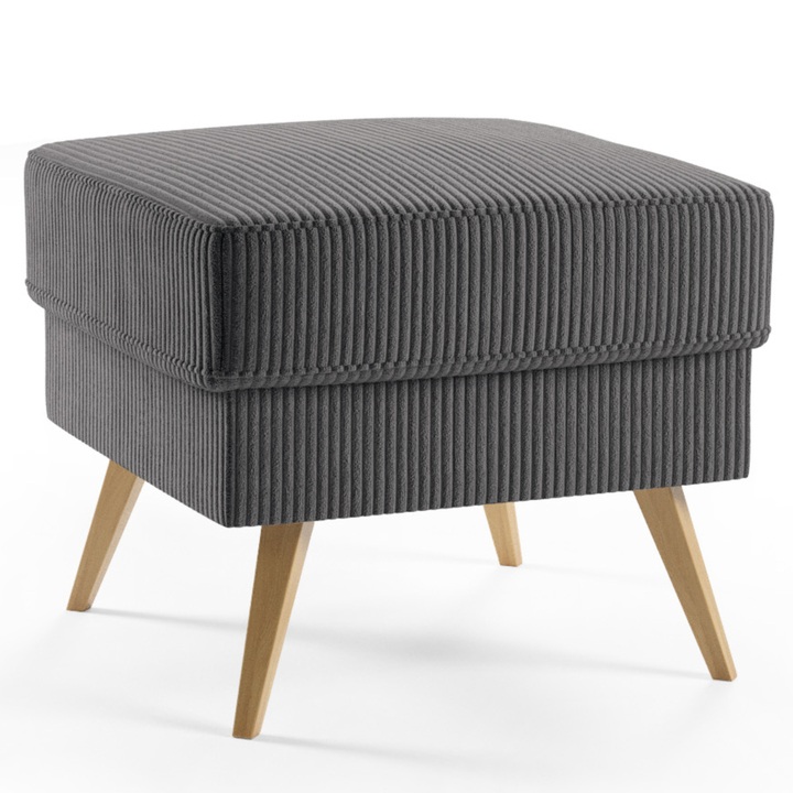 Taburet  SAMSO II tmavosivá 1