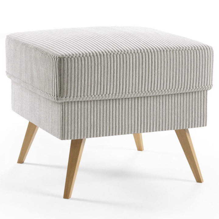 Taburet  SAMSO II svetlosivá 1