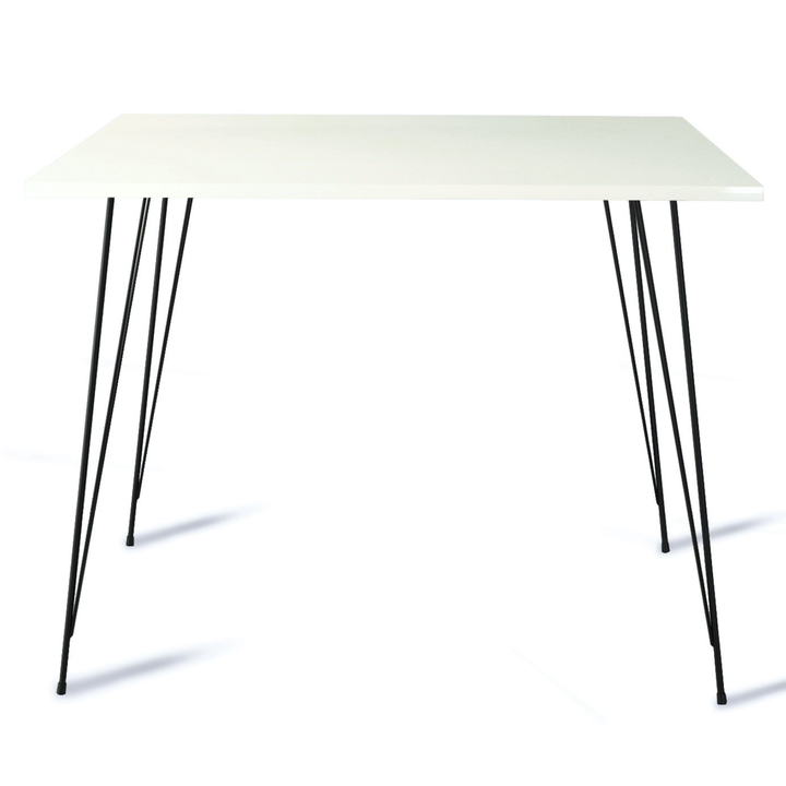 Jedálenský stôl SANDALF 2 biela/čierna 1