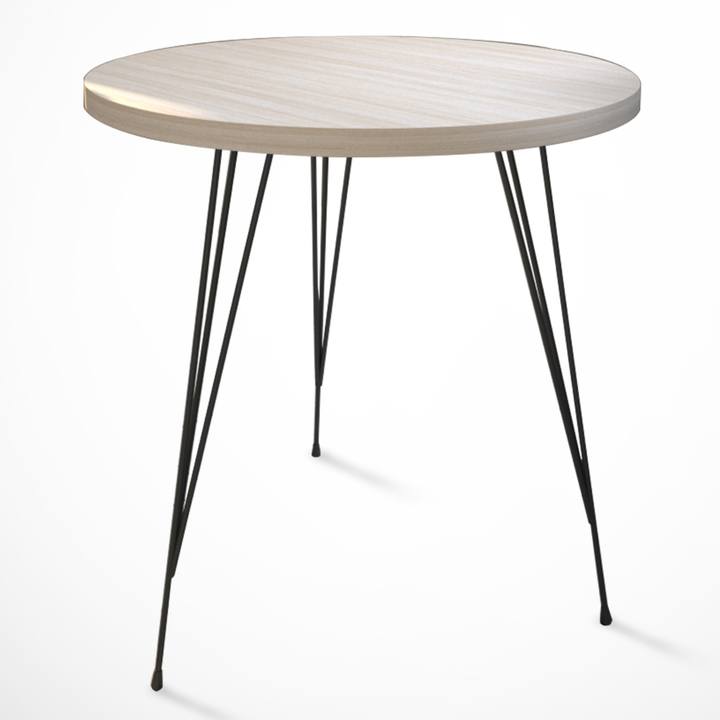 Prístavný stolík SANDALF dub/čierna 1