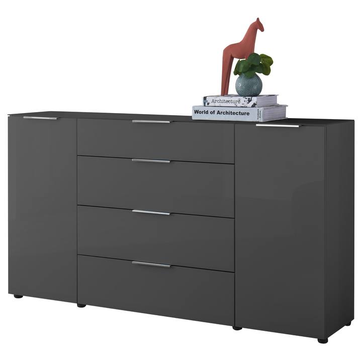 Komoda SANTORIN 4 antracitová 1