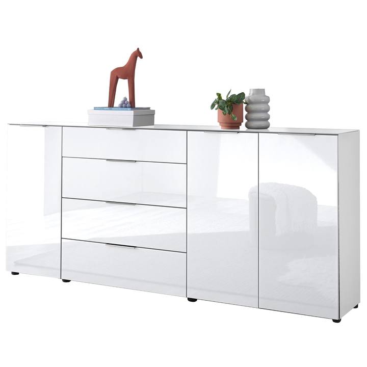 Komoda SANTORIN 5 biela 1