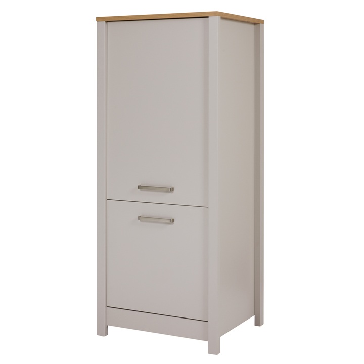 Skriňa na chladničku SARDEGNA kašmírová/dub artisan 1