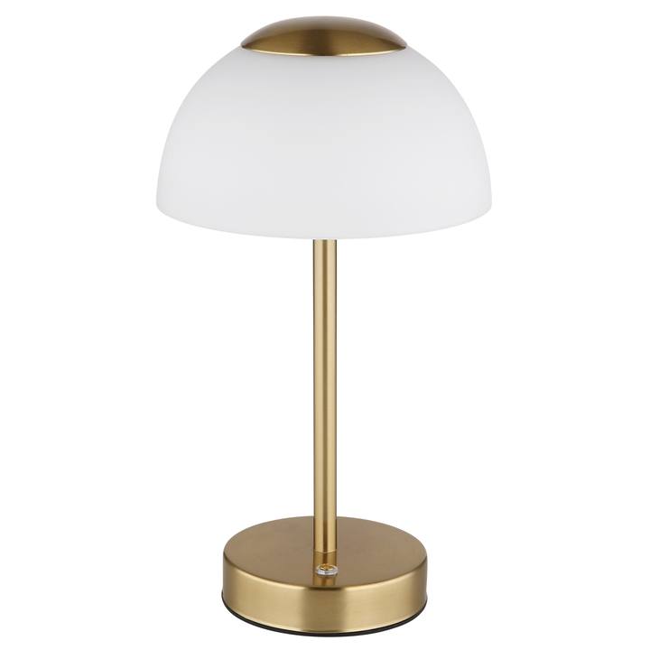 Stolná lampa SARIMA mosadz/biela 1