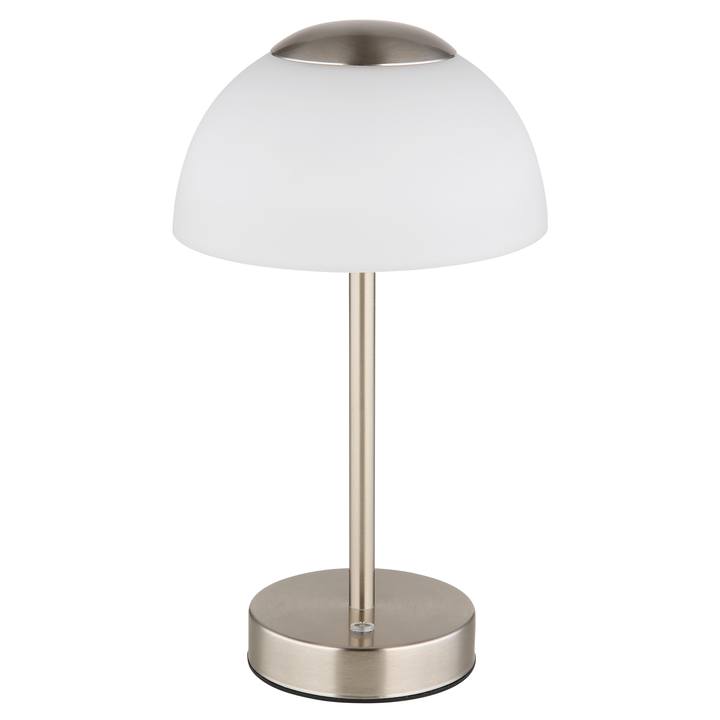 Stolná lampa SARIMA nikel/biela 1