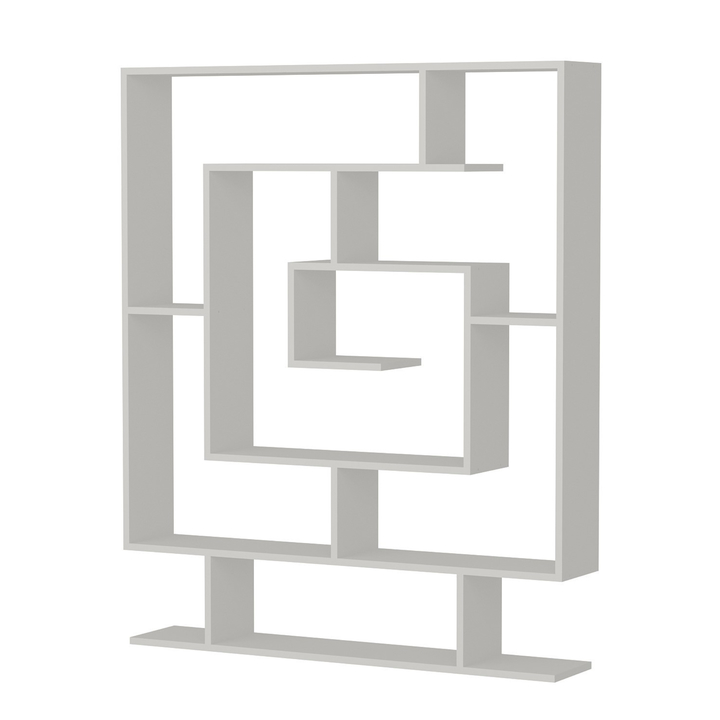 Regál/knižnica SARMASIK biela 1