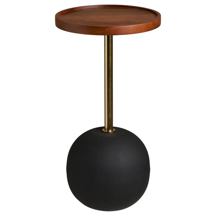 Konferenčný stolík SARUNI prírodná/čierna 1