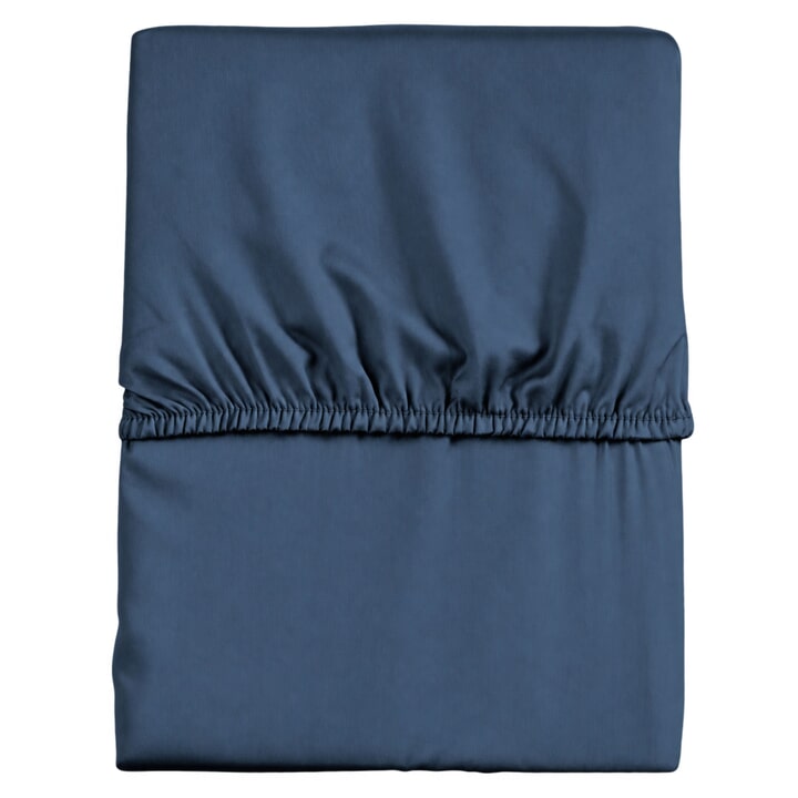 Prestieradlo SATIN modrá, 180x200 cm 1