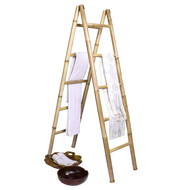 Rebríkový stojan SCALA bambus, výška 150 cm 1