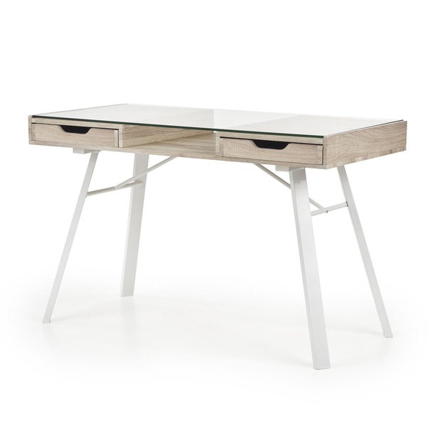 Konzolový stolík SCB-33 dub sonoma/biela 1