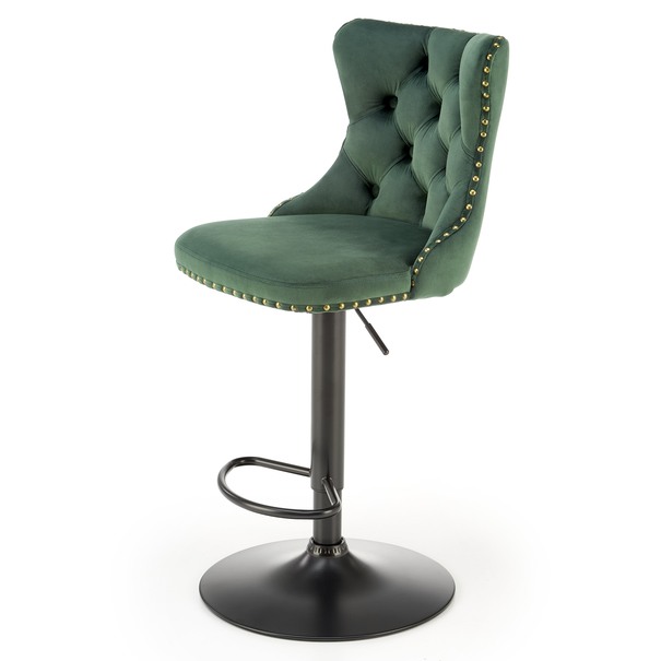 Barová stolička SCH-117 tmavozelená 1