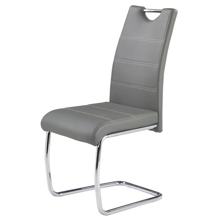 Jedálenská stolička SCK-211 sivá 1