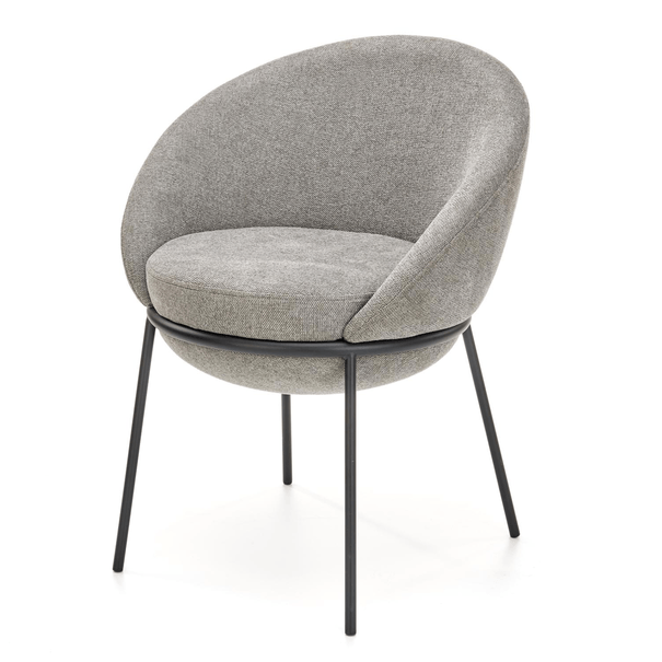 Jedálenská stolička SCK-482 sivá/čierna 1