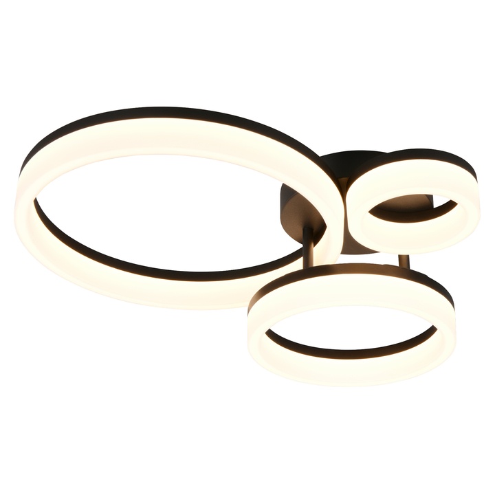 Stropné LED svietidlo SCOPE 2 čierna/biela 1