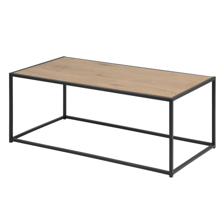 Konferenčný stolík SEAFORD dub divoký/čierna 1