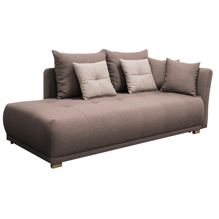 Pohovka/Diván SELAVI pravá, hnedá 1