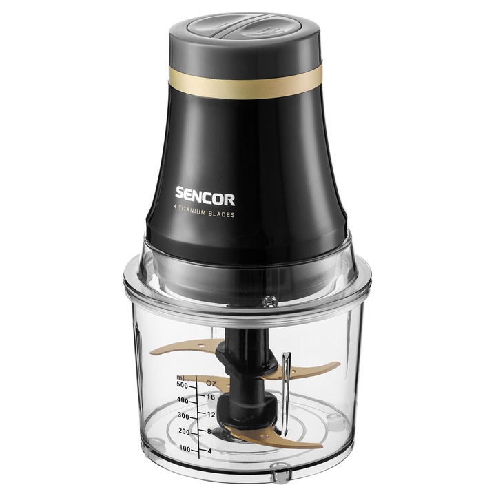 Sekáčik potravín SENCOR SCB 4000BK čierna, objem 500 ml 1