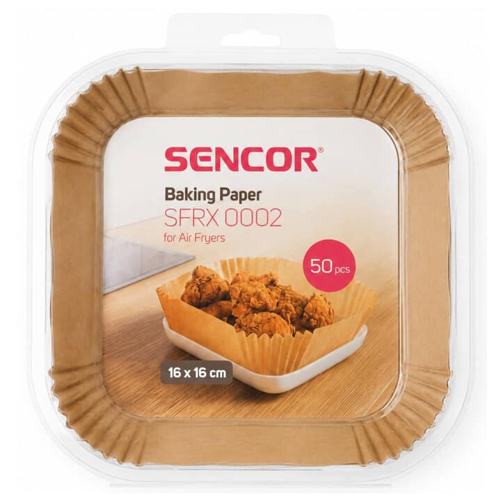 Papier na pečenie do fritézy SENCOR 16x16 cm, 50 ks 1