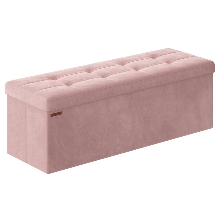 Taburet s úložným priestorom SEY 2 ružová 1