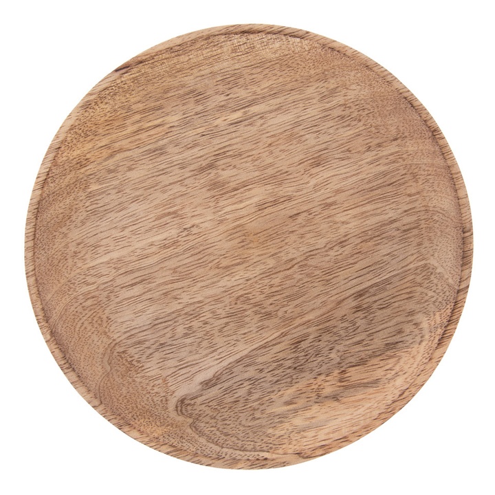 Drevená tácka SHAFFER priemer 20 cm 1