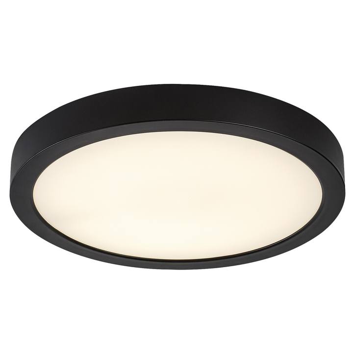 Vonkajšie stropné svietidlo SHAUN PLUS čierna, priemer 30 cm 1