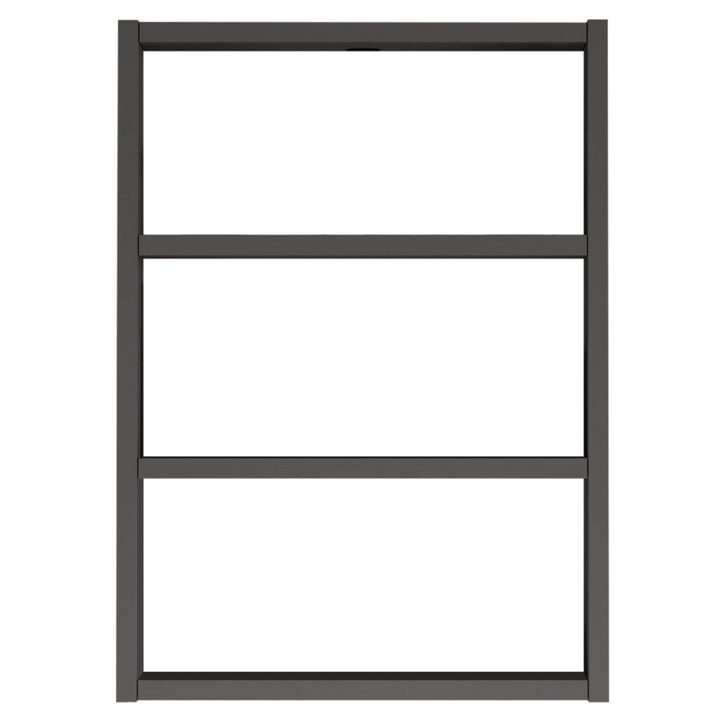 Nástenný regál SHEA antracitová 1