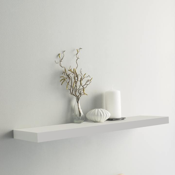 Nástenná polica SHELVY biela, šírka 80 cm 1