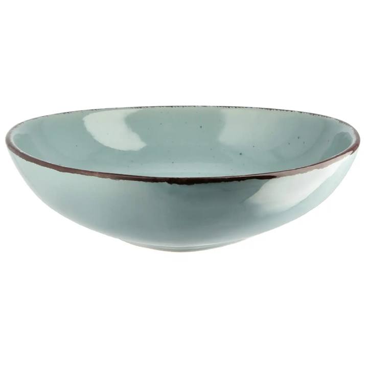 Miska trojhranná SIENA TURQUOISE tyrkysová, šírka 23 cm 1