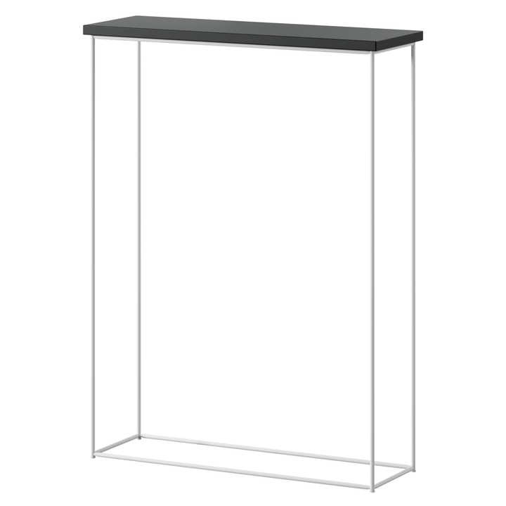 Konzolový stolík SILI biela/čierna 1