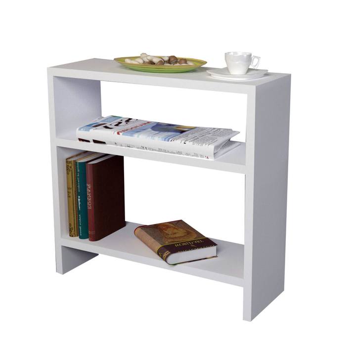 Prístavný stolík SILVANUS biela 1