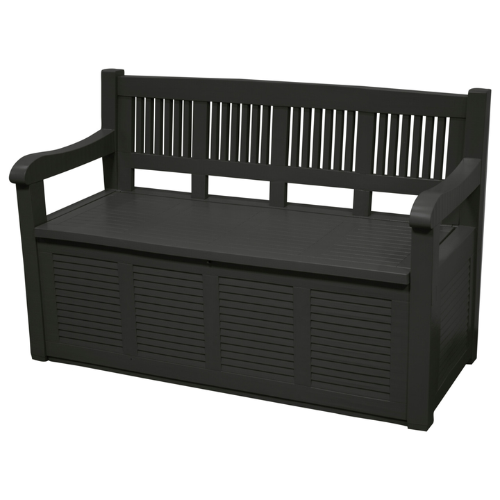 Záhradná lavica SIMPLY tmavosivá 1