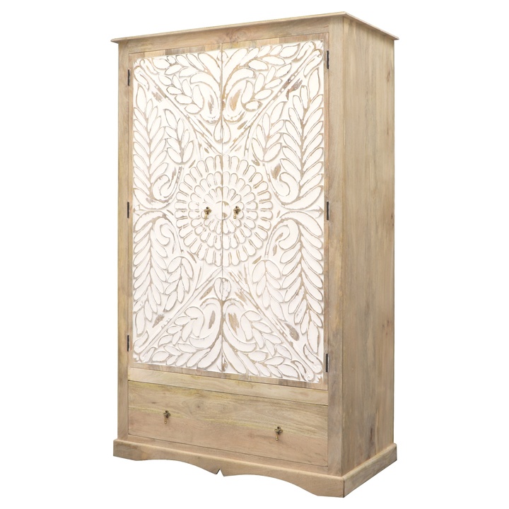 Skriňa SITAK 120 mango/biela 1