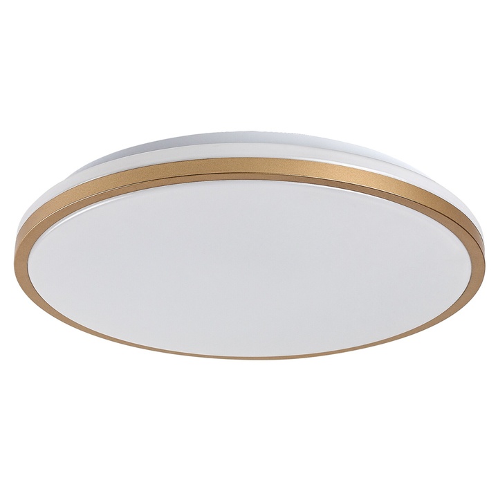 Stropné kúpeľňové svietidlo SLAVA zlatá/biela 1