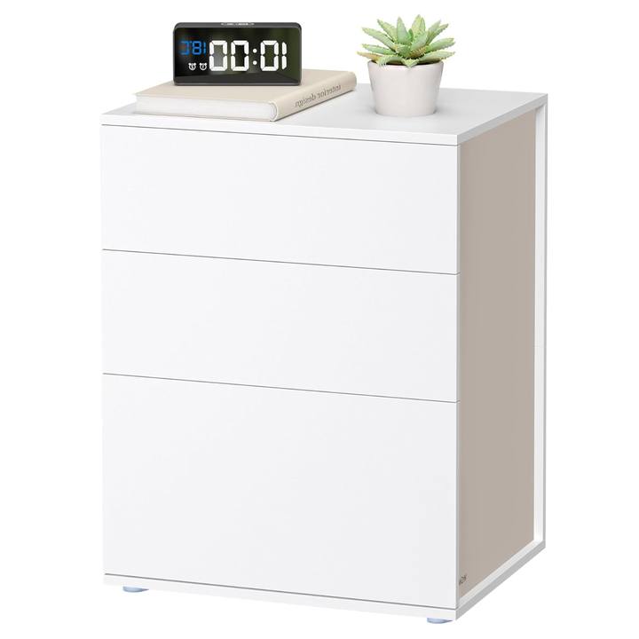 Nočný stolík SLEEKLY biela 1